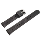 STEELDIVE REPLACEMENT Silicone Watch Band Strap 20MM/22MM, angled view