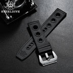 STEELDIVE REPLACEMENT Silicone Watch Band Strap 20MM/22MM, lifestyle shot