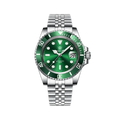 STEELDIVE SD1953 Men's NH35 Automatic Dive Watch with green 2 dial