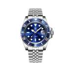 STEELDIVE SD1953 Men's NH35 Automatic Dive Watch with navy dial, shown on wrist