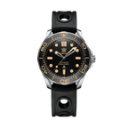 STEELDIVE SD1957 42MM Vintage NH35 Automatic with black dial, detail view