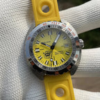 STEELDIVE SD1967 Homage Diver 43MM NH35 Automatic with yellow band dial