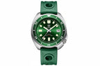 STEELDIVE SD1970 44MM NH35 Men's Dive Watch with steel green dial, caseback view