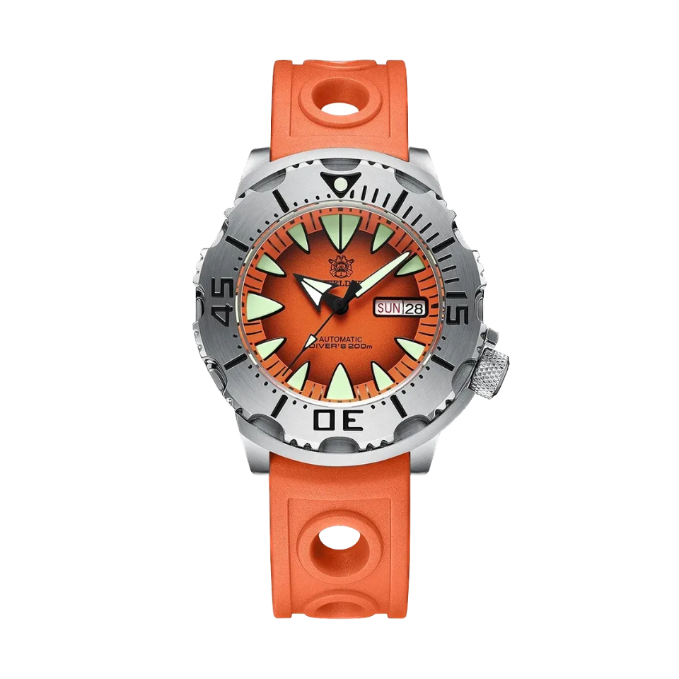 STEELDIVE SD1984 Diver 42MM Automatic NH36 with orange dial