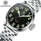 STEELDIVE SD1903 dive watch — variant 03HH-03L stock photo