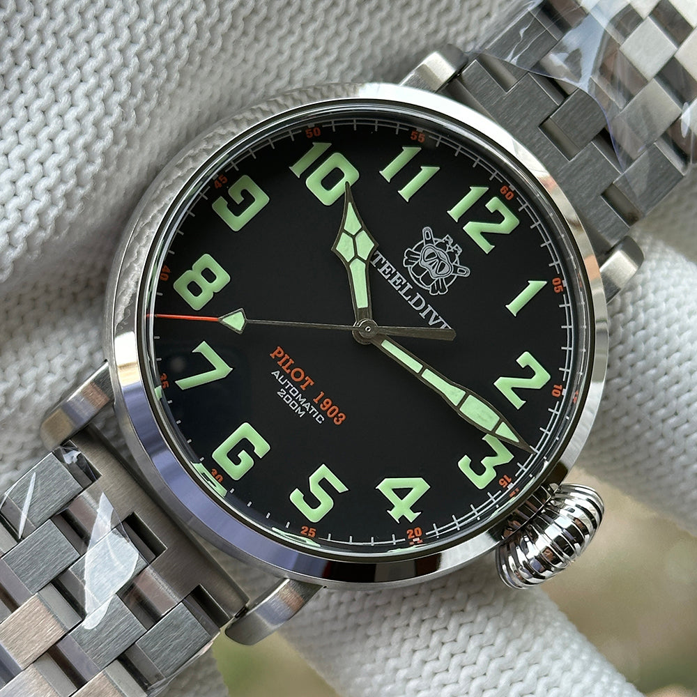STEELDIVE SD1903 dive watch — variant 03HH-05L stock photo