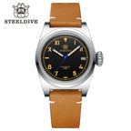 STEELDIVE SD1904 dive watch — variant 04HH-Y-FM stock photo