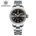 STEELDIVE SD1906 dive watch — variant 06HH-SS stock photo