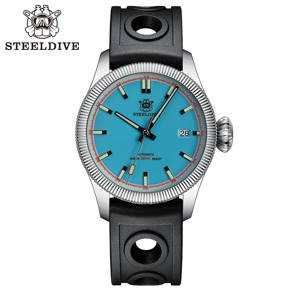 STEELDIVE SD1906T dive watch — variant 06T-HR stock photo