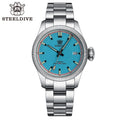STEELDIVE SD1906T dive watch — variant 06T-SS stock photo