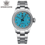 STEELDIVE SD1906T dive watch — variant 06T-SS stock photo