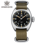 STEELDIVE SD1907 dive watch — variant 07HH-N-KN stock photo