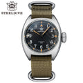 STEELDIVE SD1907P dive watch — variant 07P-N-KN stock photo