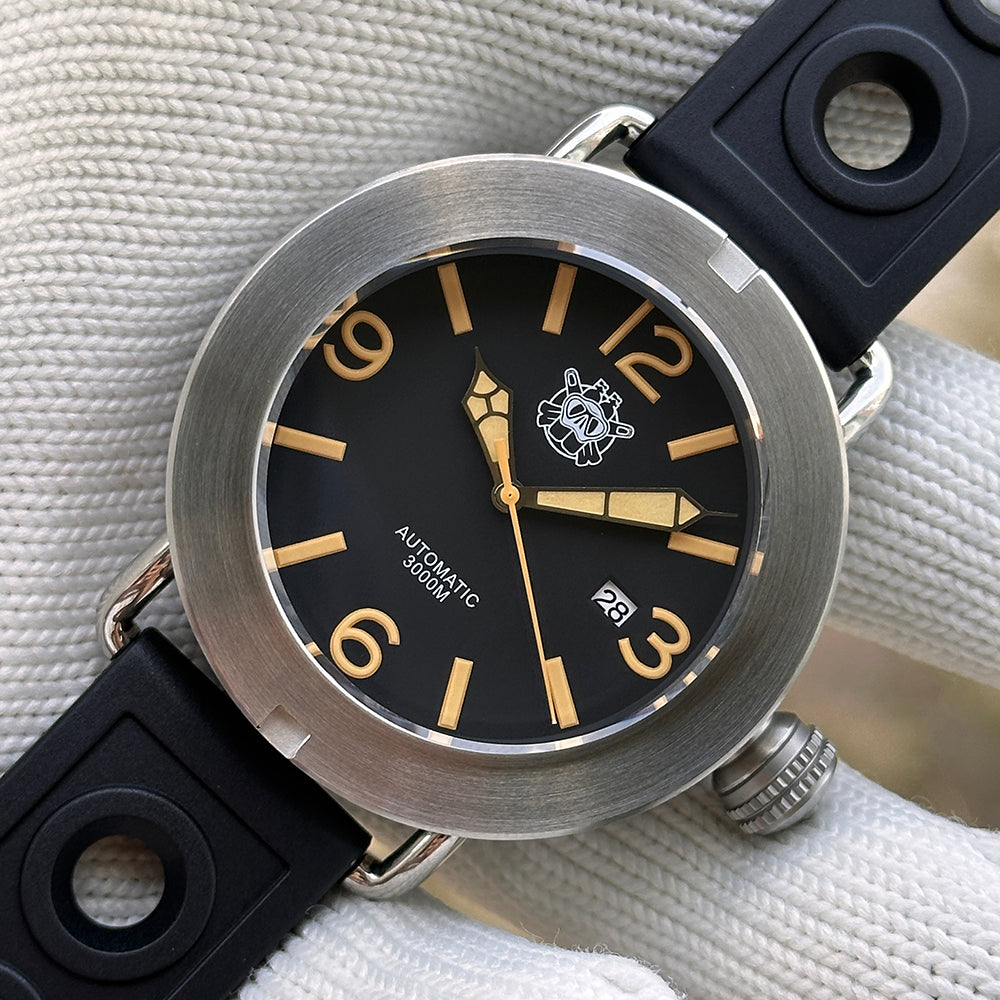 STEELDIVE SD1912 dive watch — variant 12FG-HR stock photo