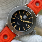 STEELDIVE SD1912 dive watch — variant 12FG-OR stock photo