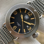 STEELDIVE SD1912 dive watch — variant 12FG-SK stock photo
