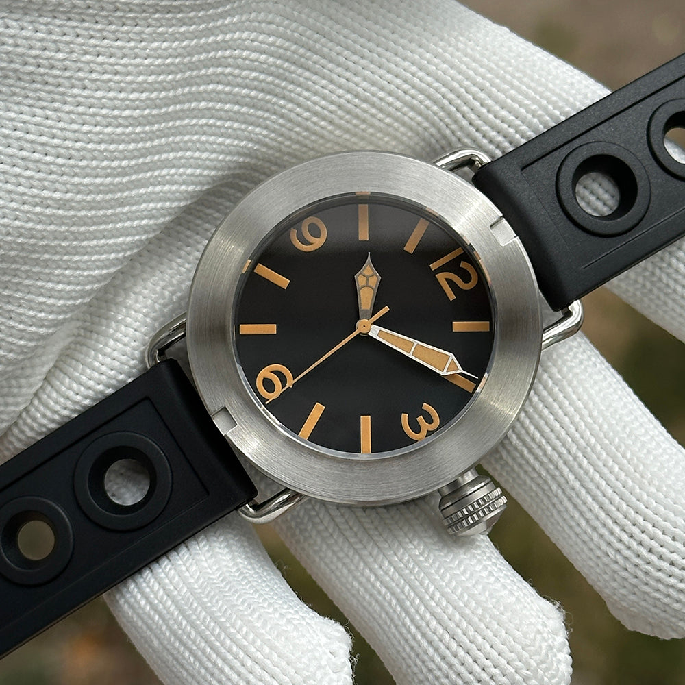 STEELDIVE SD1912 dive watch — variant 12LS-N-HR stock photo