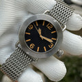 STEELDIVE SD1912 dive watch — variant 12LS-N-SK stock photo