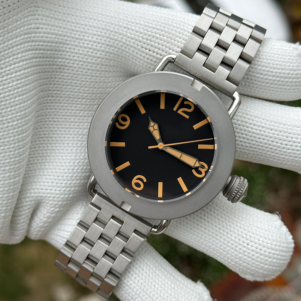 STEELDIVE SD1912 dive watch — variant 12PS-N-05L stock photo