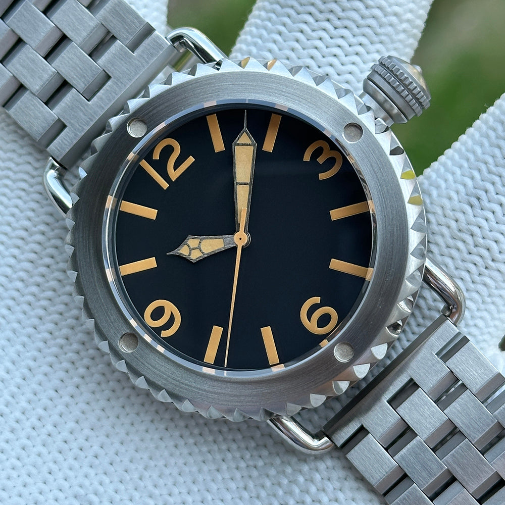 STEELDIVE SD1913 dive watch — variant 13LS-N-05L stock photo