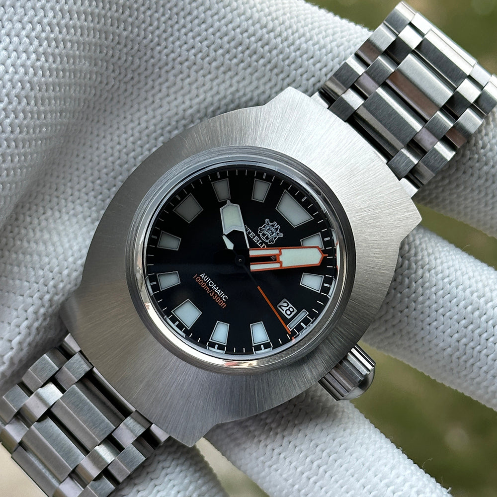 STEELDIVE SD1920 dive watch — variant 20FK-TK05L stock photo