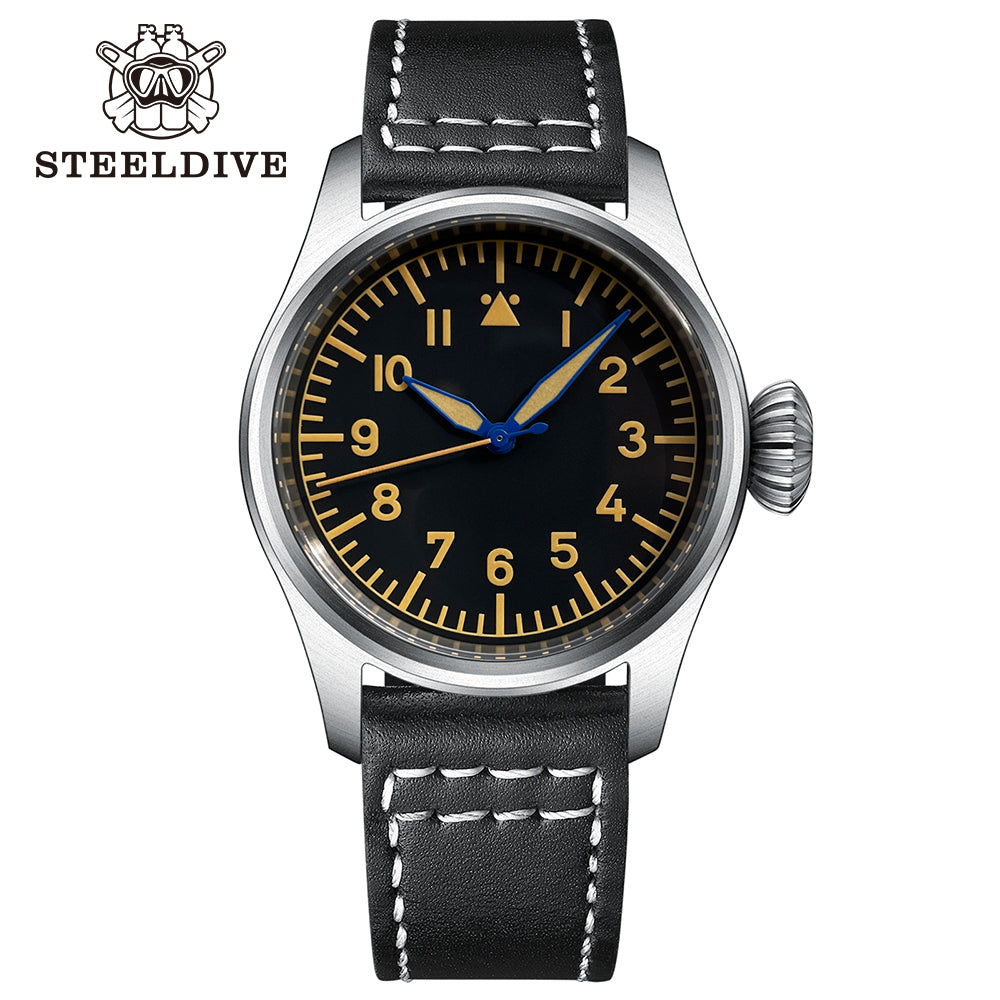 STEELDIVE SD1928A dive watch — variant 28A-HL stock photo