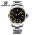 STEELDIVE SD1928A dive watch — variant 28A-SS stock photo