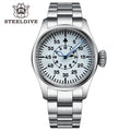 STEELDIVE SD1928B dive watch — variant 28B-WT-SS stock photo
