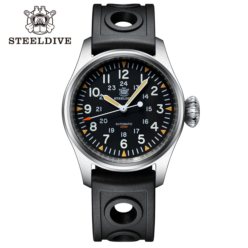 STEELDIVE SD1928H dive watch — variant 28H-HR stock photo