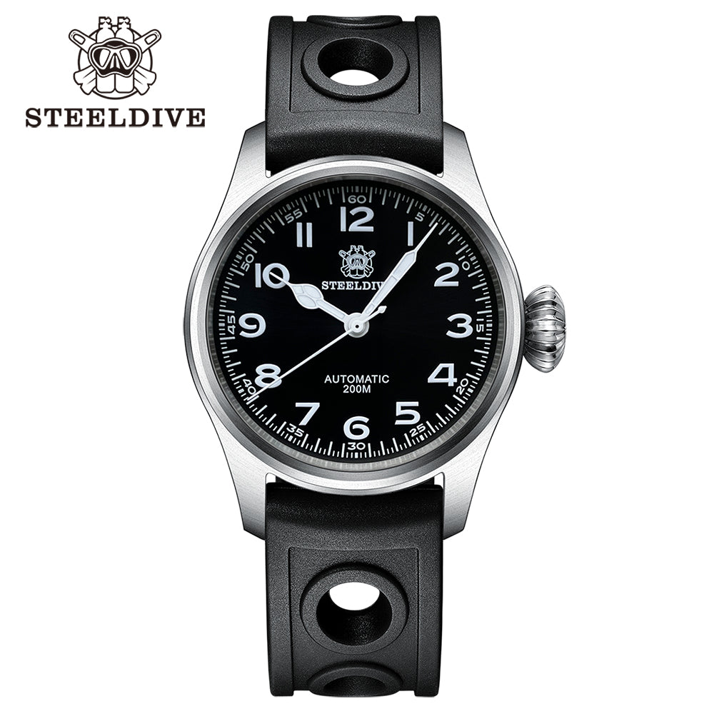 STEELDIVE SD1928M dive watch — variant 28M-HR stock photo