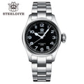 STEELDIVE SD1928M dive watch — variant 28M-SS stock photo