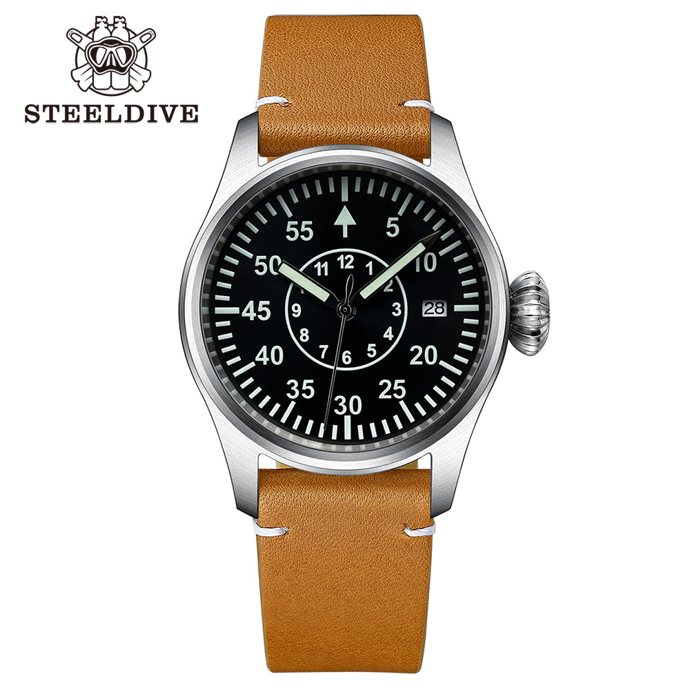 STEELDIVE SD1928T dive watch — variant 28T-FM stock photo