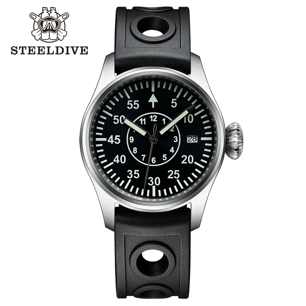 STEELDIVE SD1928T dive watch — variant 28T-HR stock photo