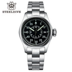 STEELDIVE SD1928T dive watch — variant 28T-SS stock photo