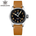 STEELDIVE SD1928V dive watch — variant 28V-FG-BY-FM stock photo