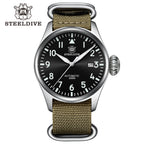 STEELDIVE SD1930 dive watch — variant 30HH-Y-KN stock photo