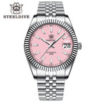 STEELDIVE SD1933 dive watch — variant 33FF-JBL stock photo