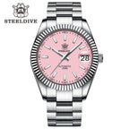 STEELDIVE SD1933 dive watch — variant 33FF-SS stock photo