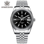 STEELDIVE SD1933 dive watch — variant 33HH-JBL stock photo