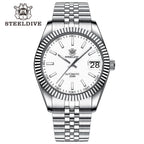 STEELDIVE SD1933 dive watch — variant 33WT-JBL stock photo