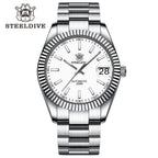 STEELDIVE SD1933 dive watch — variant 33WT-SS stock photo