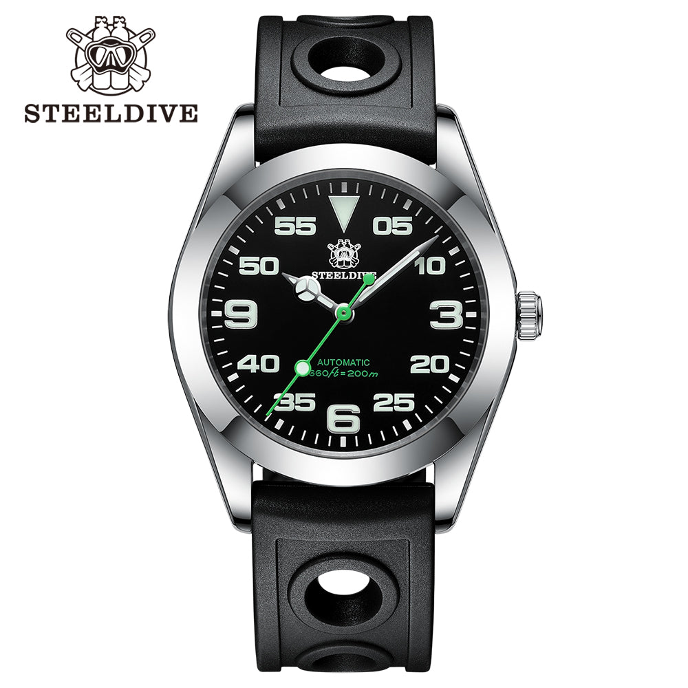 STEELDIVE SD1934K dive watch — variant 34K-HR stock photo