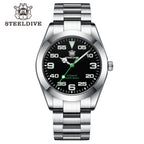 STEELDIVE SD1934K dive watch — variant 34K-SS stock photo