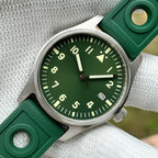 STEELDIVE SD1940 dive watch — variant 40GR-N-GR stock photo