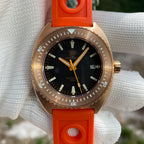 STEELDIVE SD1941S dive watch — variant 41S-OR stock photo