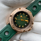 STEELDIVE SD1943S dive watch — variant 43S-GR stock photo