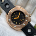 STEELDIVE SD1946S dive watch — variant 46S-HR stock photo