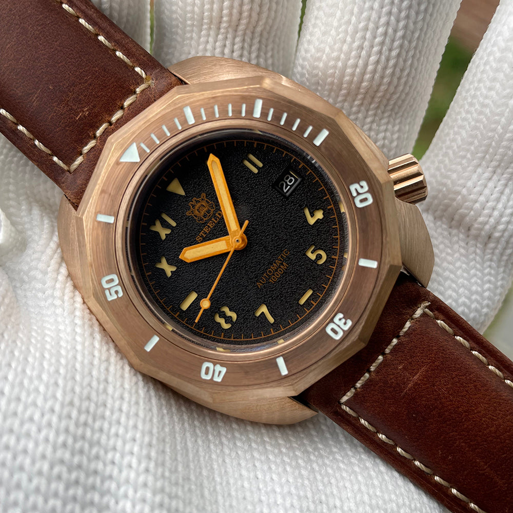 STEELDIVE SD1946S dive watch — variant 46S-ZL stock photo
