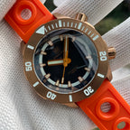 STEELDIVE SD1950S dive watch — variant 50S-OR stock photo