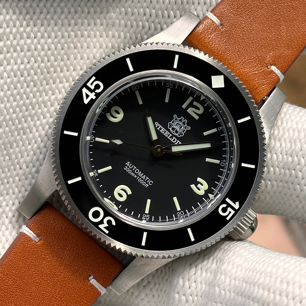 STEELDIVE SD1952 dive watch — variant 52YN-FM stock photo